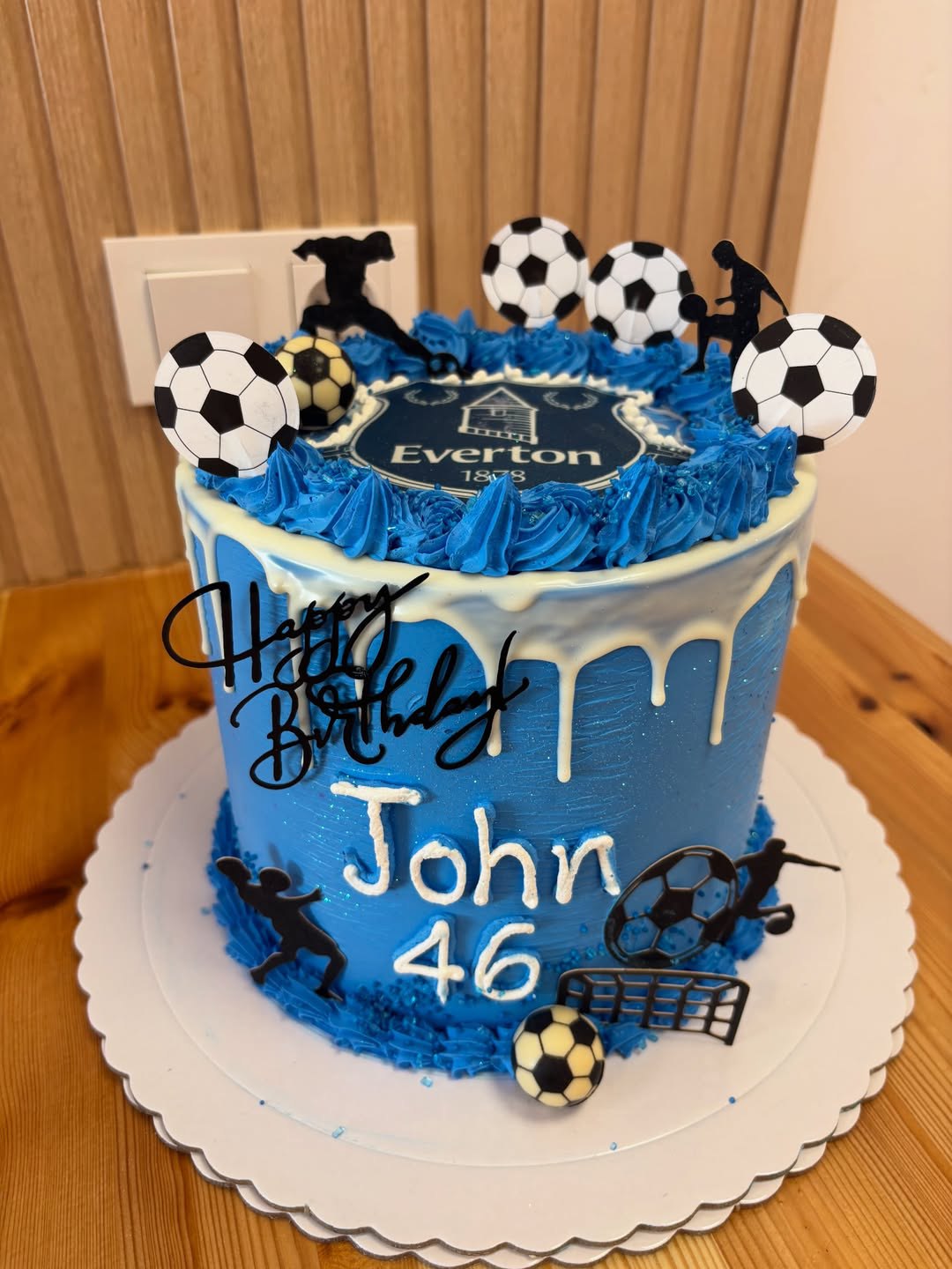 Tarta de fútbol Everton
